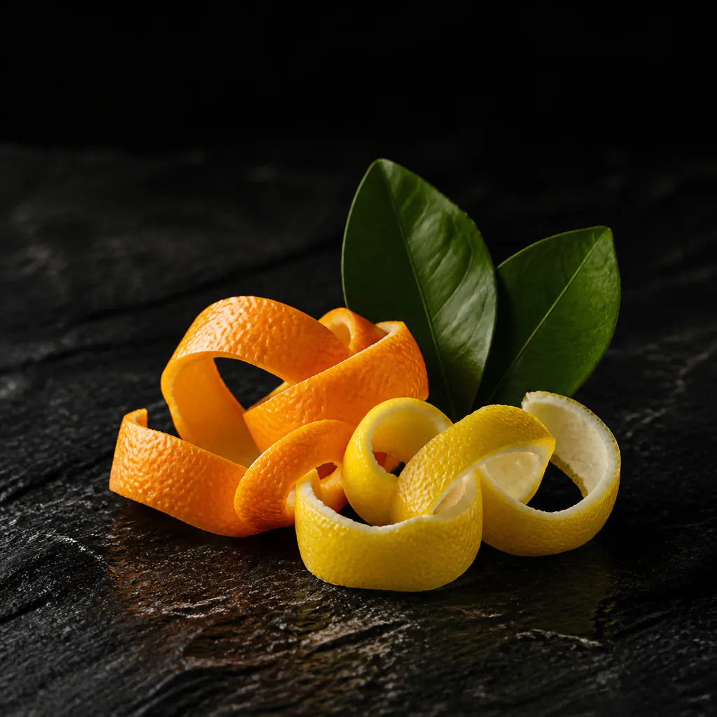 Orange and lemon peel